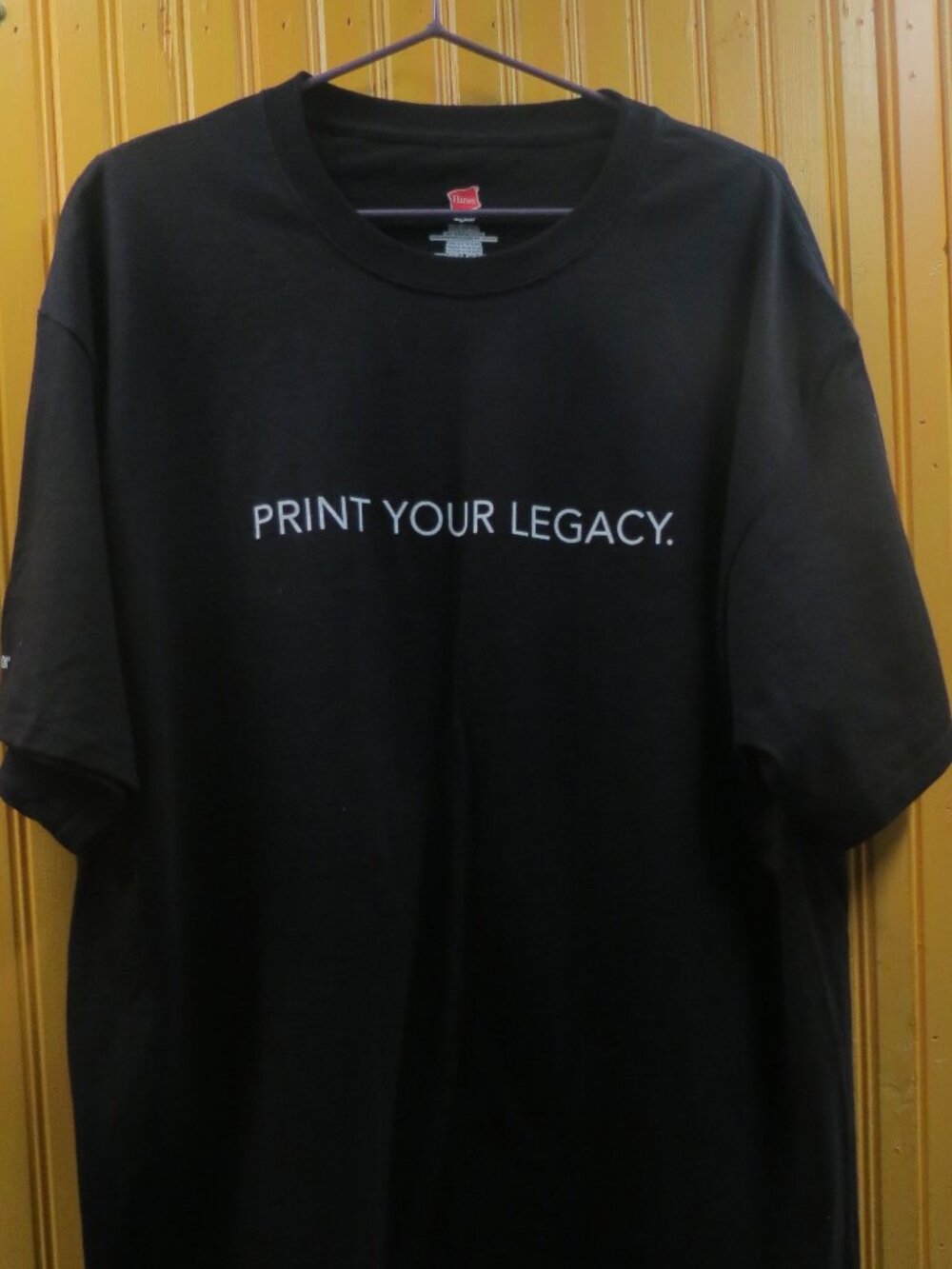 Black T-Shirt Size XL Photographic Print Epson Promo Vintage PRINT YOUR LEGACY